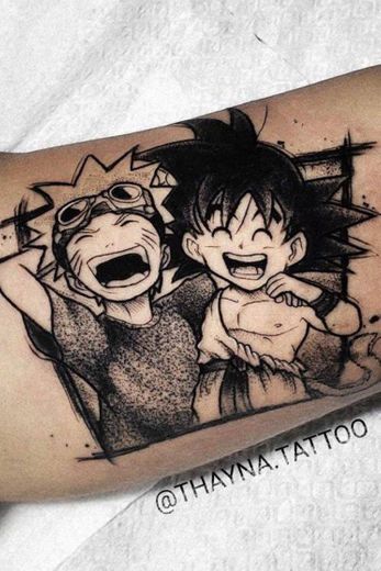 Naruto e Goku 