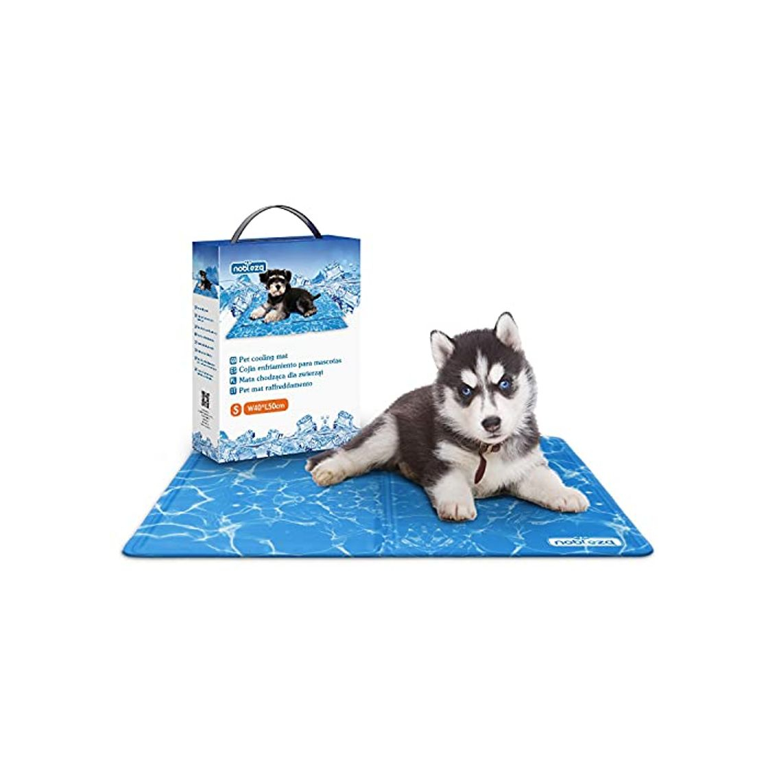 Product Nobleza – Alfombrilla refrescante para Mascotas Grandes. Auto refrigerante No tóxico. Ideal