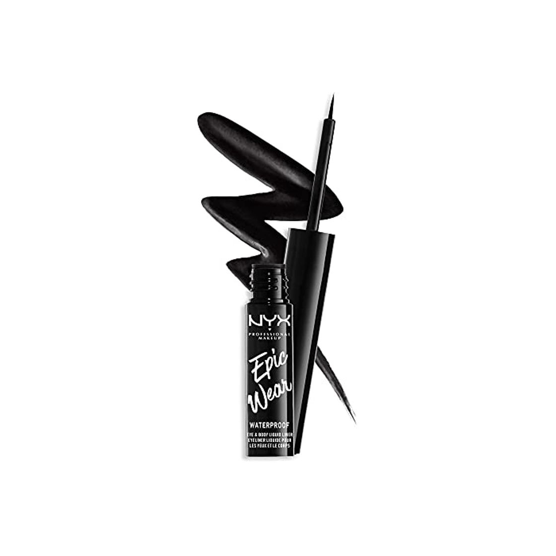 Social NYX Professional Makeup Eyeliner Líquido Epic Wear Semi-Permanente, Larga Duración, A Prueba
