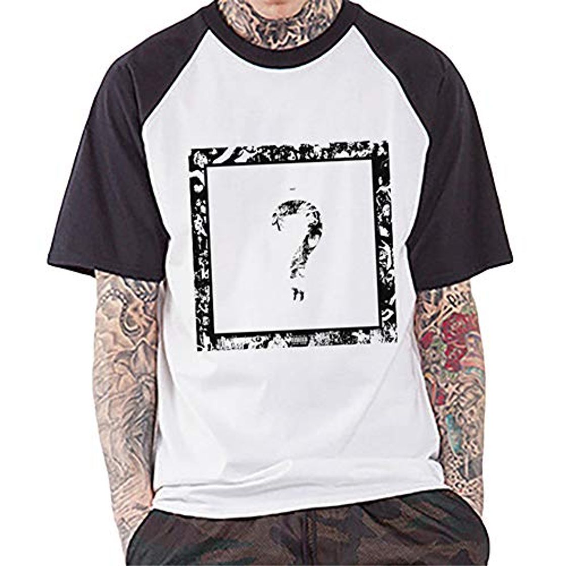 Products Xxxtentacion Camiseta Moda Cuello Redondo Impresa Manga Corta Camiseta Deportiva Top de