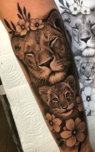 Tatuagem de leão 🦁