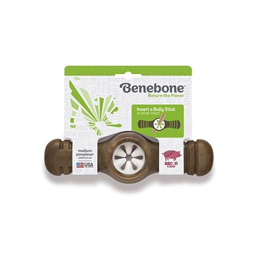 Benebone Medium Bacon Flavored Pawplexer for Dogs