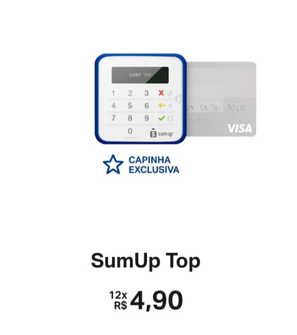 App Maquineta de cartões - Sumup