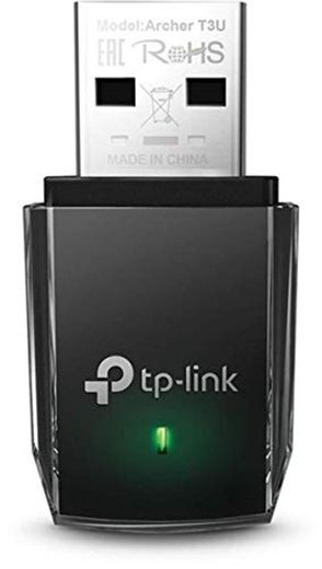 TP-Link Adaptador wifi USB Receptor WiFi con Doble Banda Tarjeta de Red