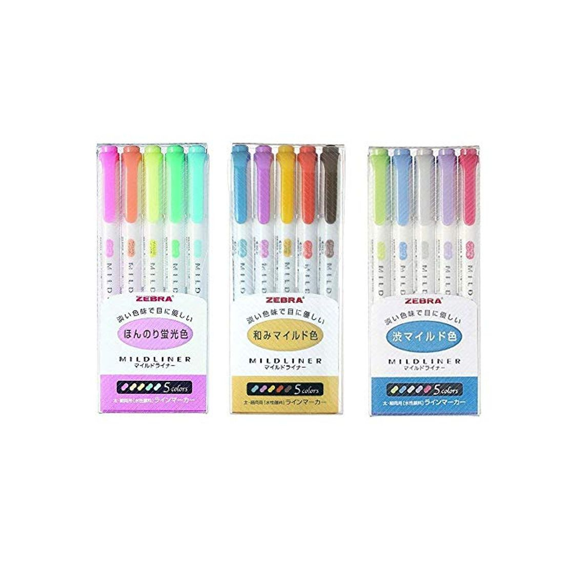 Products 15 marcadores Zebra Mildliner