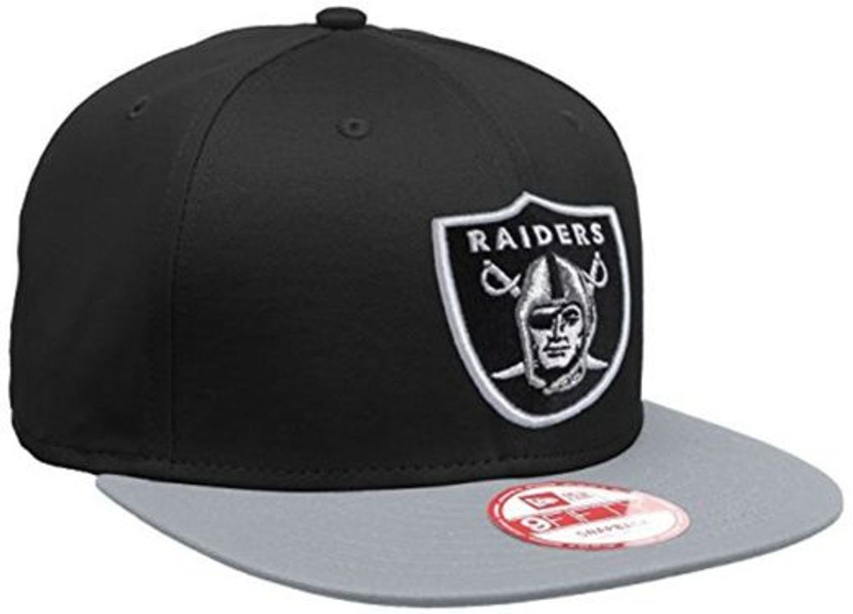 Moda New Era Oakland Raiders Grablk Gorra, Unisex Adulto, Negro