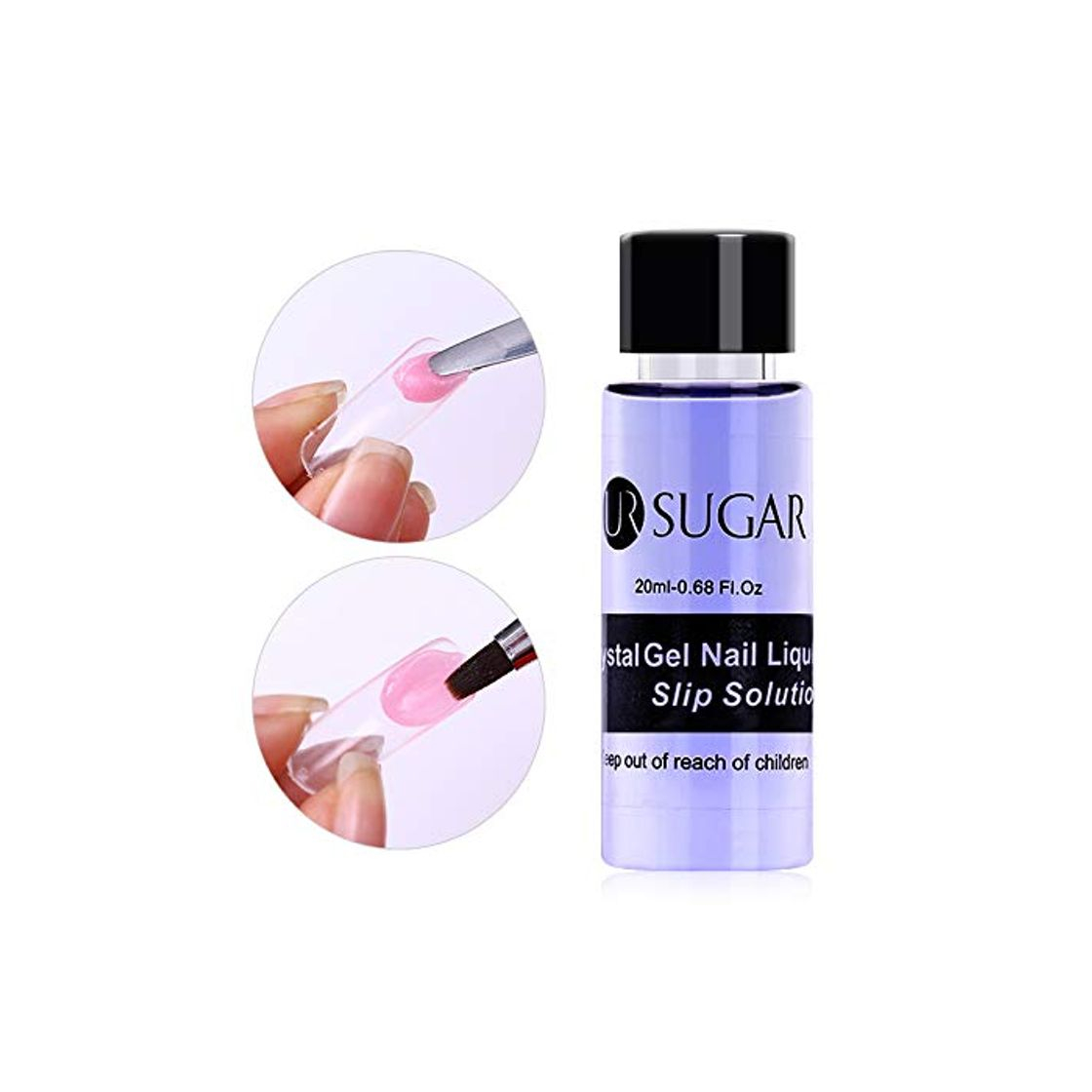 CoulorButtons 1 Botella 20ml UR SUGAR Gel Polivinílico UV Soak Off Nail Liquid Slip Solution Gel Creador Acrílico Extendido