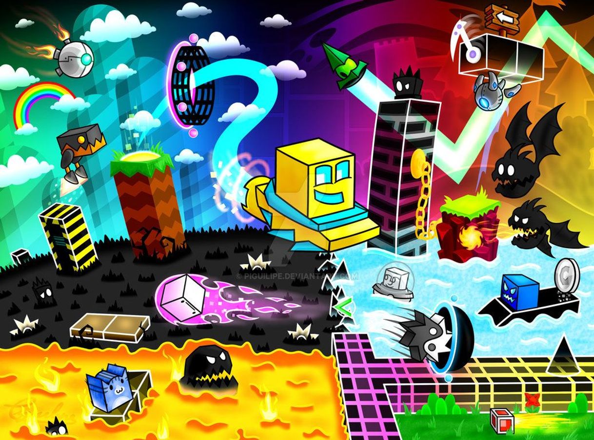 Videogames Geometry Dash World