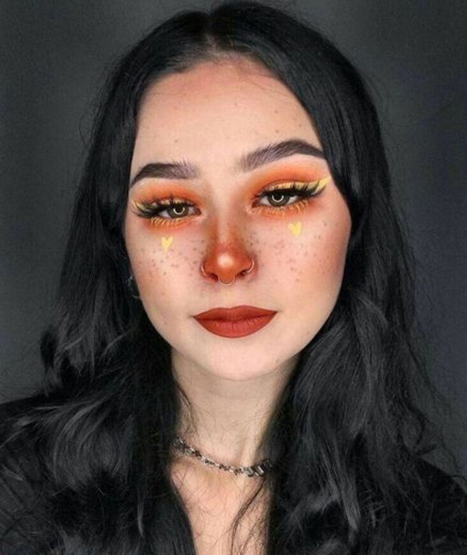 Moda make laranja