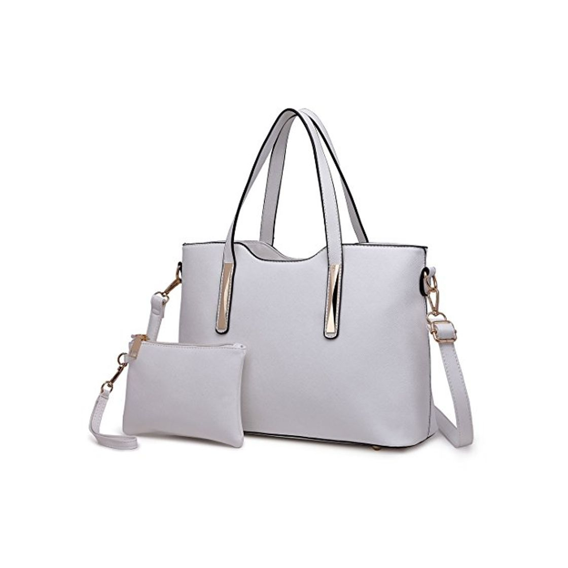 Social Miss Lulu Bolsas de Señoras Moda Cuero Pu 2 Piezas Totalizador Bolsos