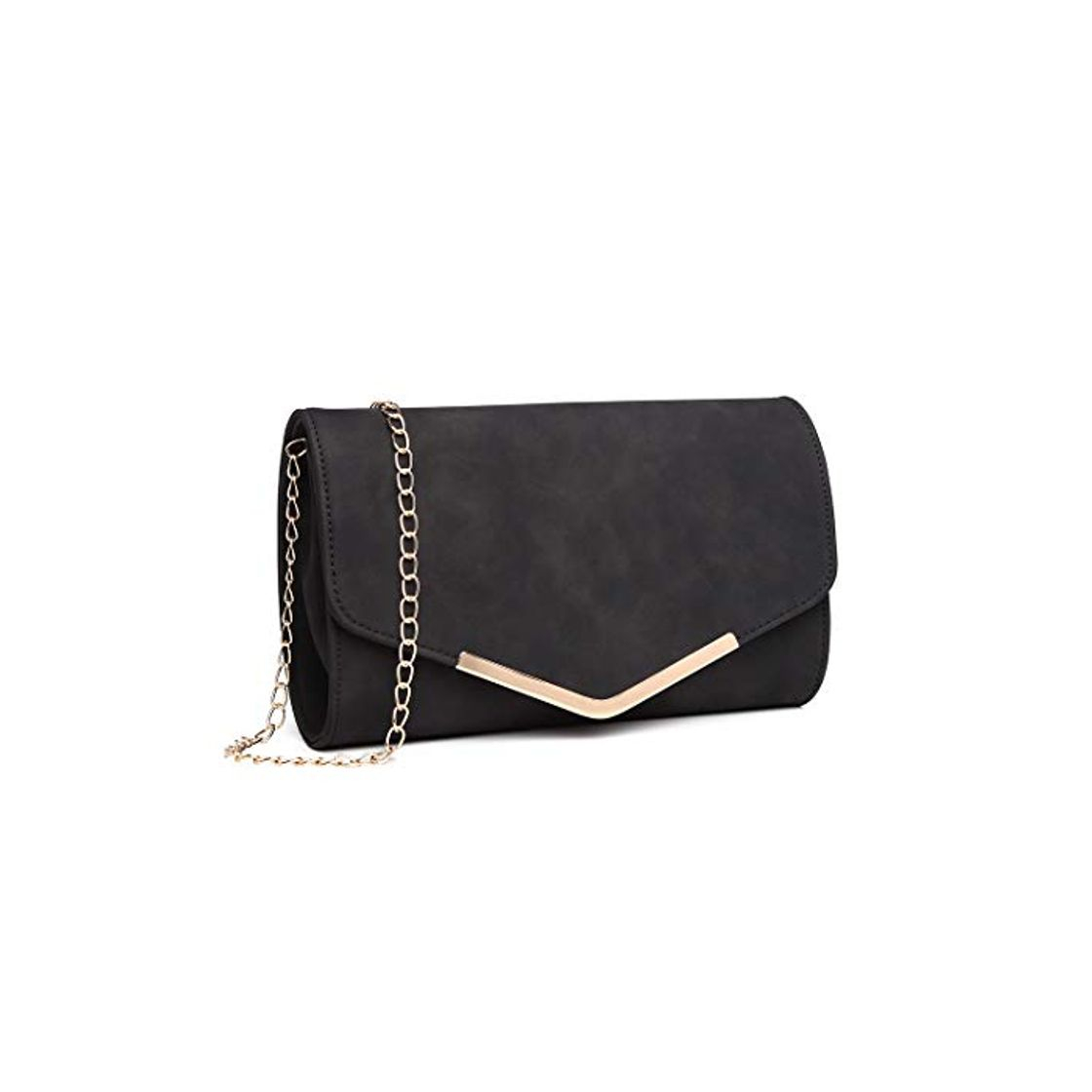 Social Miss Lulu Mujer Carteras de Mano Cadena Embragues Cuero PU Fiesta Boda