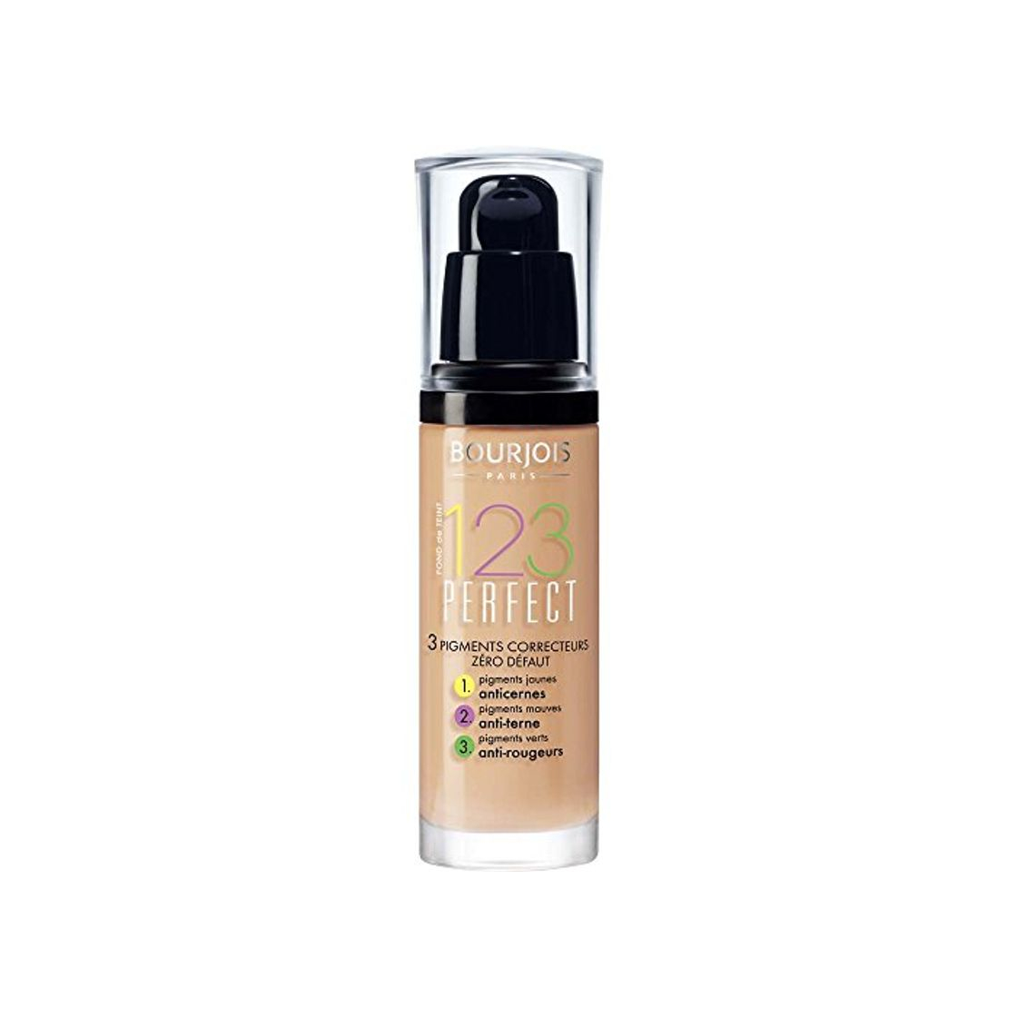 Beauty Bourjois 123 Perfect Base de Maquillaje Tono 53 Light Beige 