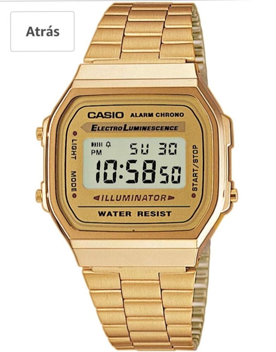 Moda Reloj Casio Dorado 🤩