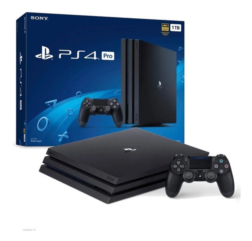 Fashion Sony PlayStation 4 Pro 1TB Standard jet black | Mercado Livre