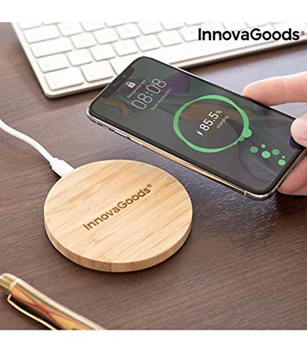 Product InnovaGoods Cargador Inalámbrico de Bambú Wirboo