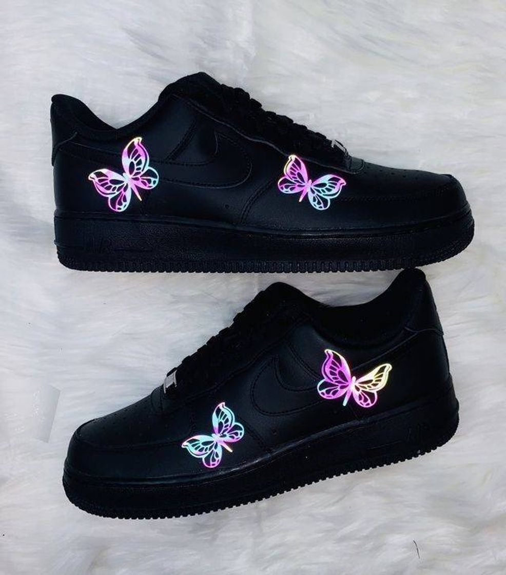 Fashion Rainbow Butterfly Air Force 1 