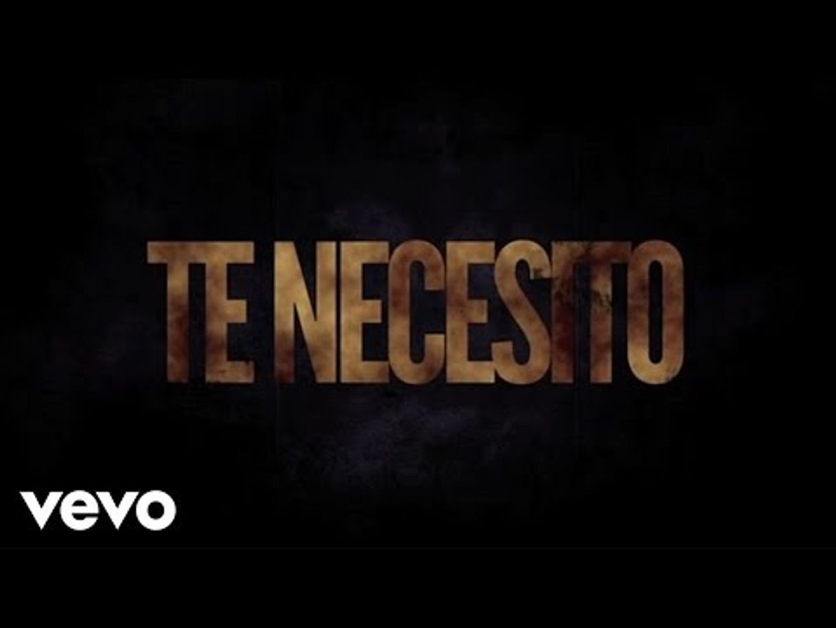 Canción Te Necesito (Déjà Vu)