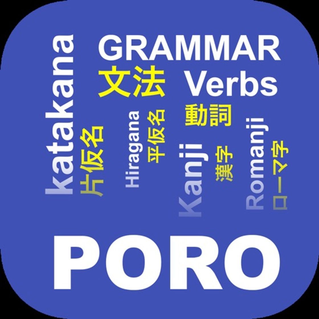 Aplicaciones PORO - Japanese Grammar