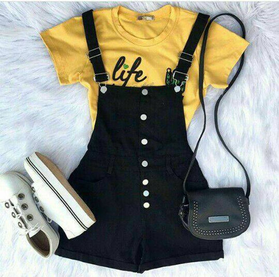 Moda Conjunto fofo 🖤💛