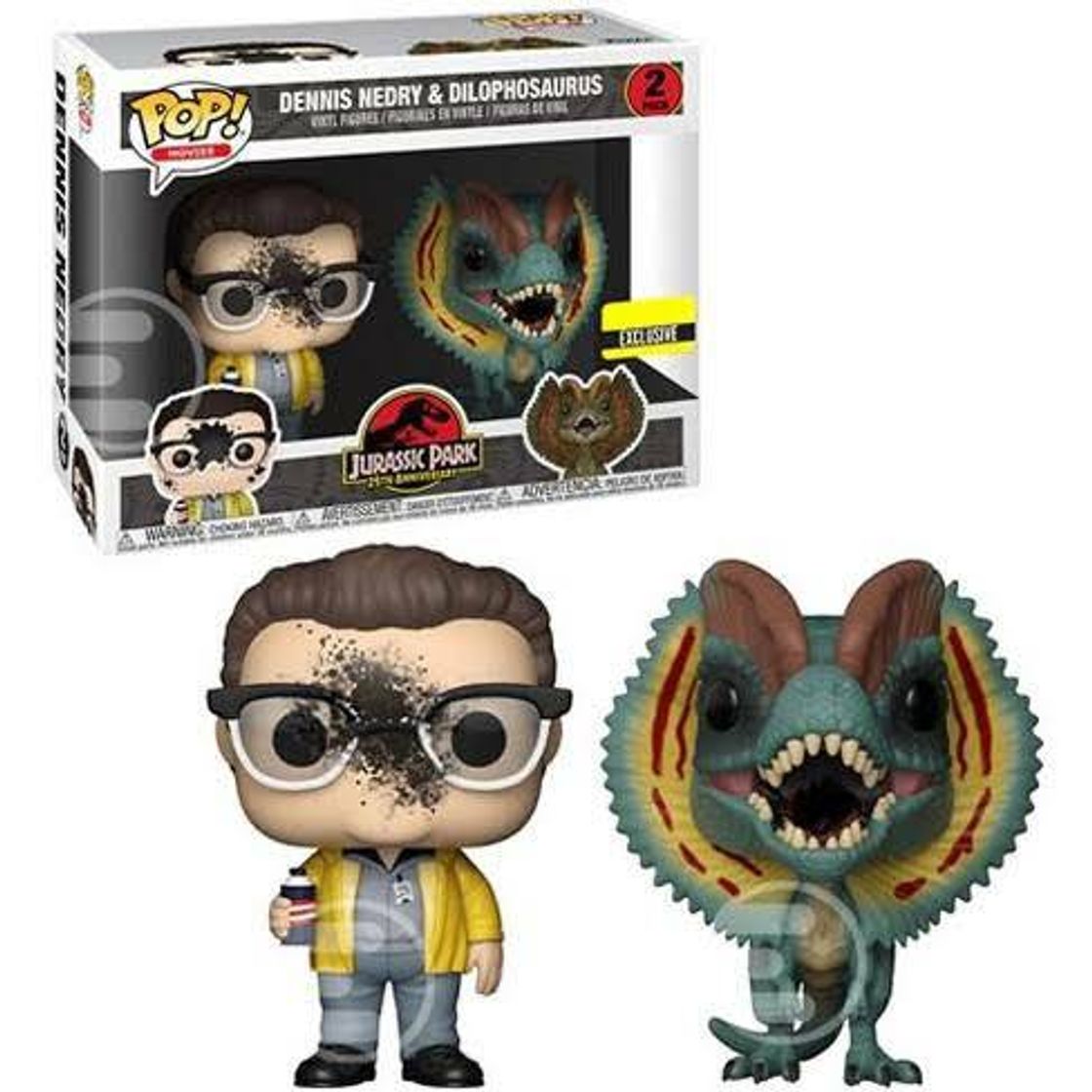 Social Funkos Dennis Nedry y Dilophosaurus Jurassic World