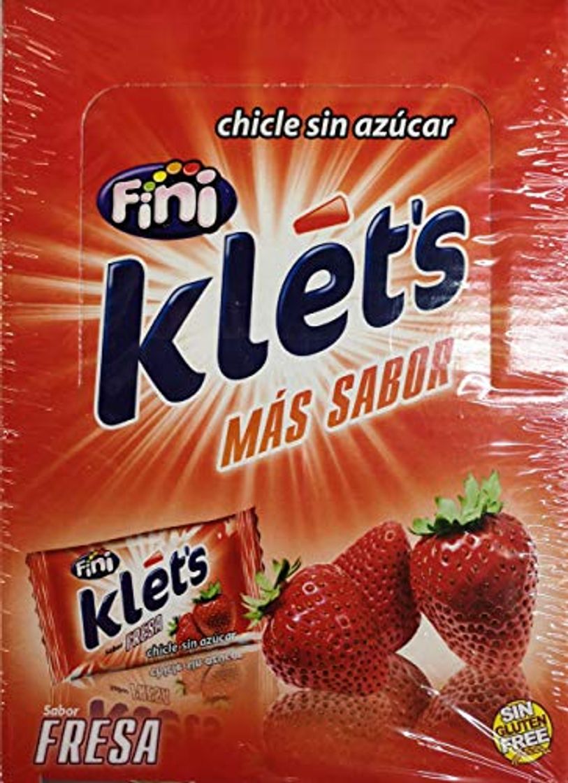 Producto CHICLE KLET´S SIN AZÚCAR SABOR FRESA 200 UD