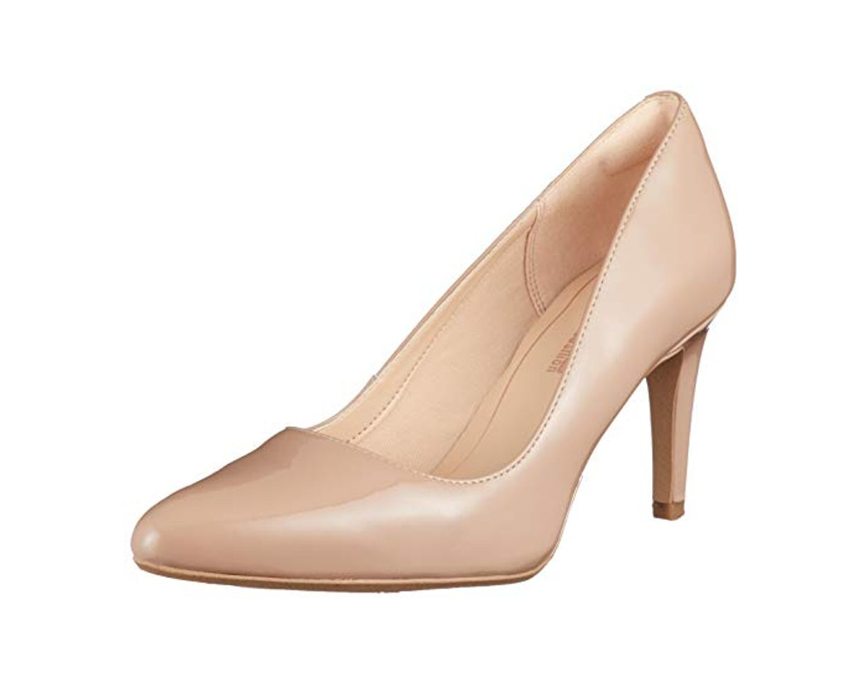 Social Clarks Laina RAE, Zapatos de Tacón para Mujer, Beige