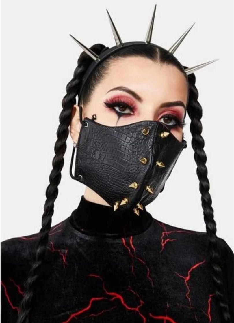 Fashion Devil666ish Spiky Face Mask | Dolls Kill