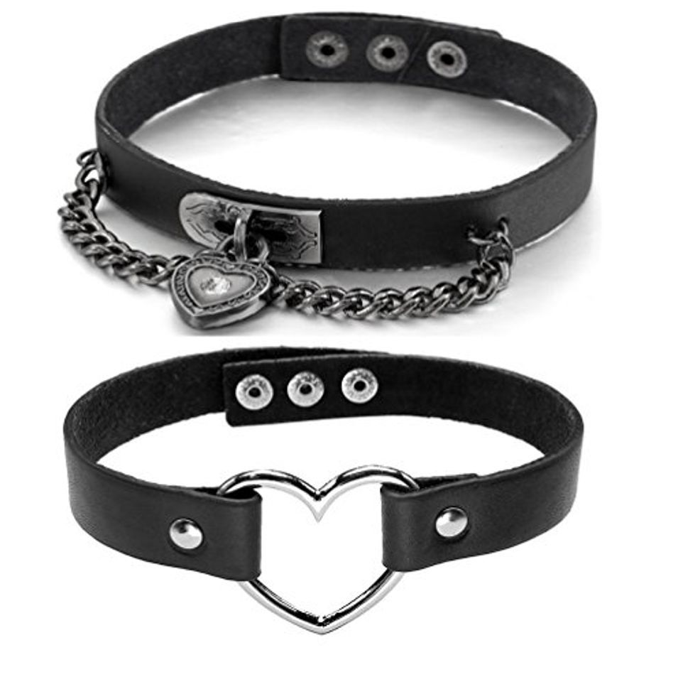 Social Blowin Lot de 2 al por mayor collar de estilo gótico Emo Punk