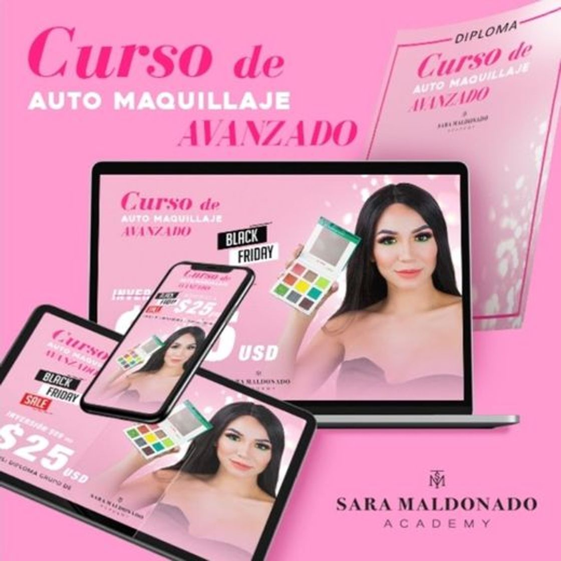 Moda Curso de automaquillaje avanzado

