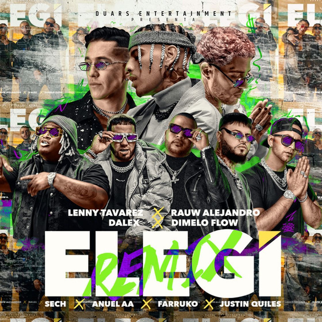 Canción Elegí (feat. Farruko, Anuel AA, Sech, Dímelo Flow & Justin Quiles) - Remix