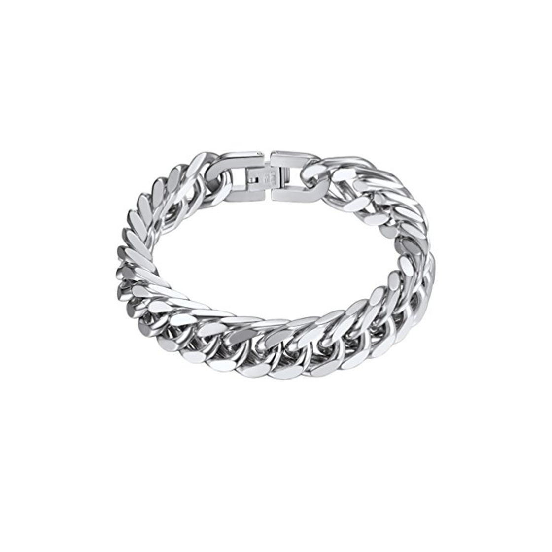 Social PROSTEEL Pulsera para Hombre Pulsera para Hombre Cadena 316L Acero Inoxidable Punk