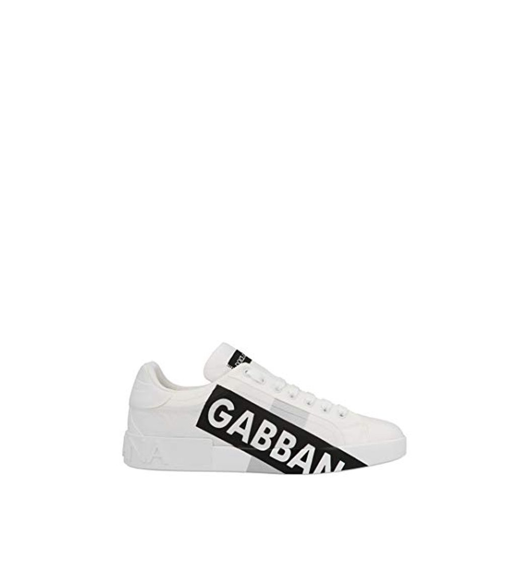 Moda Dolce E Gabbana Hombre CS1772AJ99389697 Blanco Poliéster Zapatillas