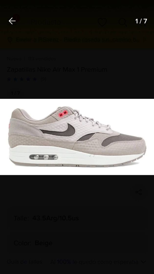 Moda Nike Air Max 1 Hombre - $ 14.499,00 en Mercado Libre