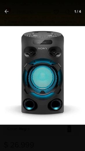 Parlante Bluetooth Sony Mhc-v02 Equipo De Musica Torre De ...