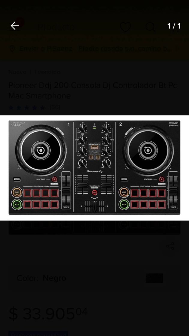 Fashion Pioneer Ddj Wego 3 Controlador Dj Serato Black White | Mercado ...