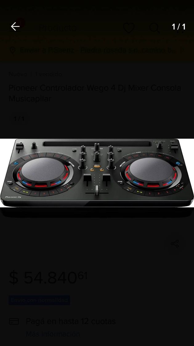 Fashion Pioneer Controlador Wego 4 Dj Mixer Consola Musicapilar ...