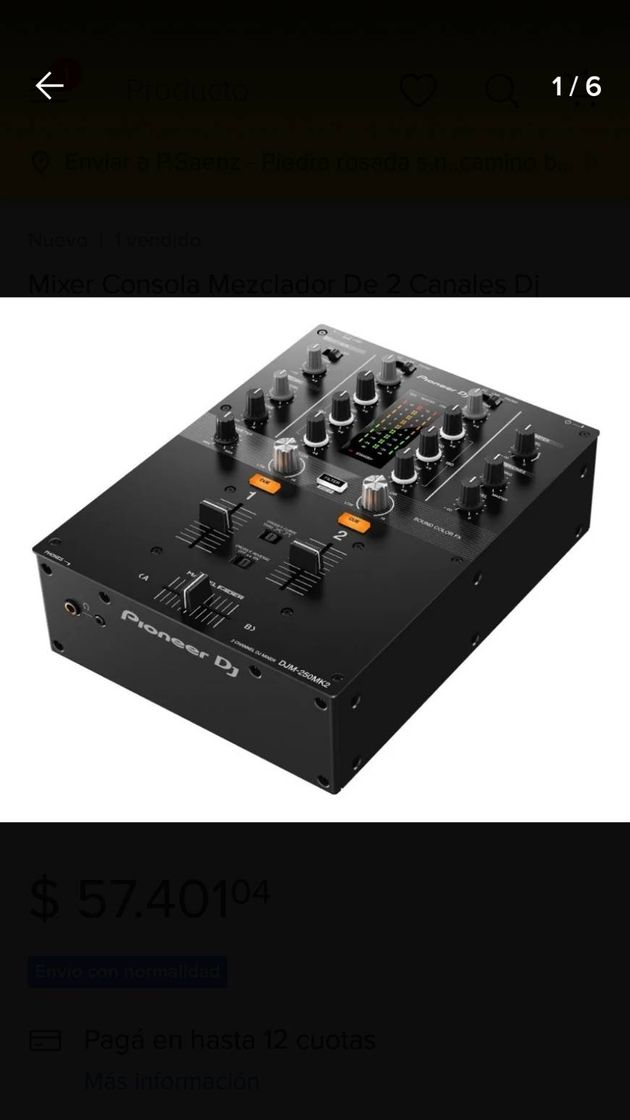 Fashion Mixer Consola Mezclador De 2 Canales Dj Pioneer Djm 250 Mkd2 ...