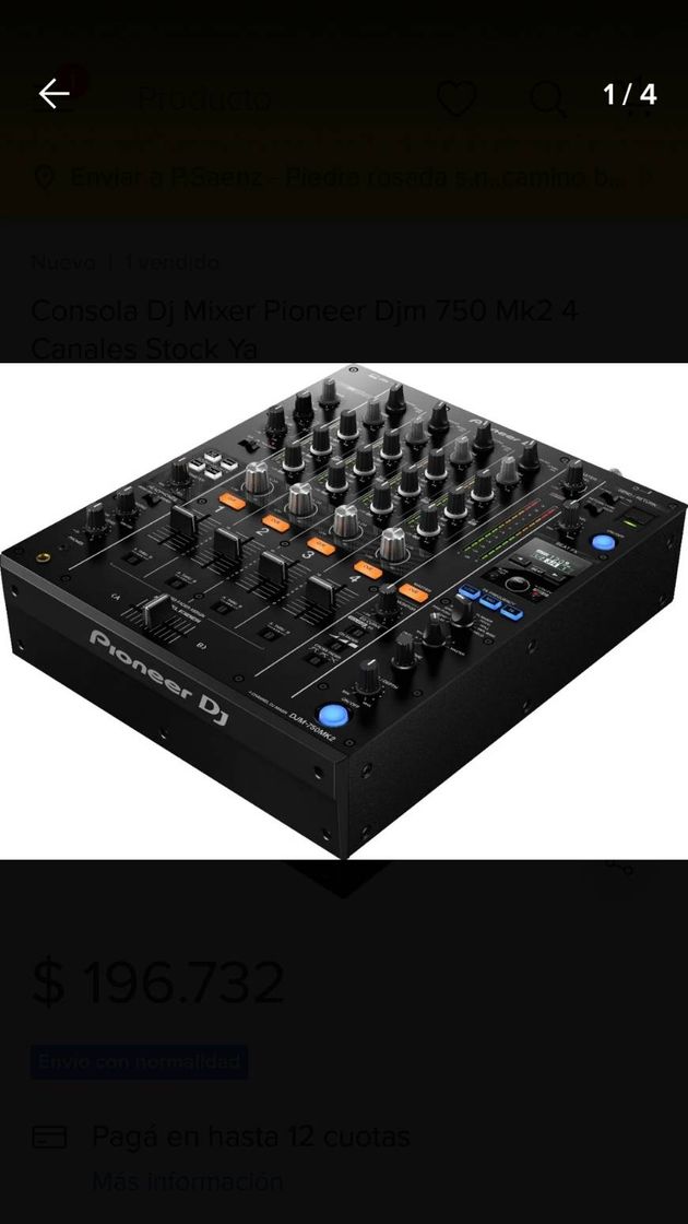 Moda Consola Dj Mixer Pioneer Djm 750 Mk2 4 Canales Stock Ya ...