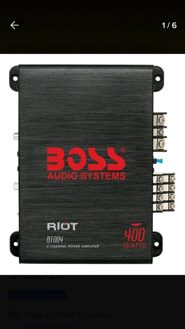 Fashion Amplificador R1004 Riot 400w 4 Canales Full Range Class Ab ...