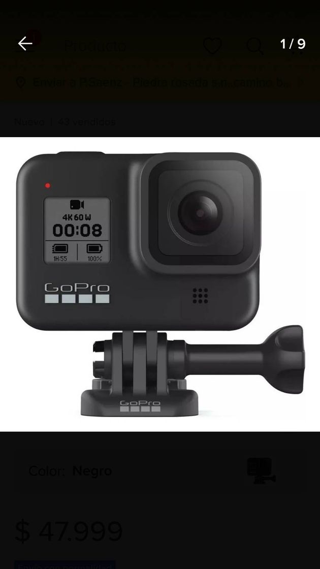 Fashion Go Pro Cargador Doble + Bateria Hero 5 6 Black Gopro - $ 7.399,00 ...