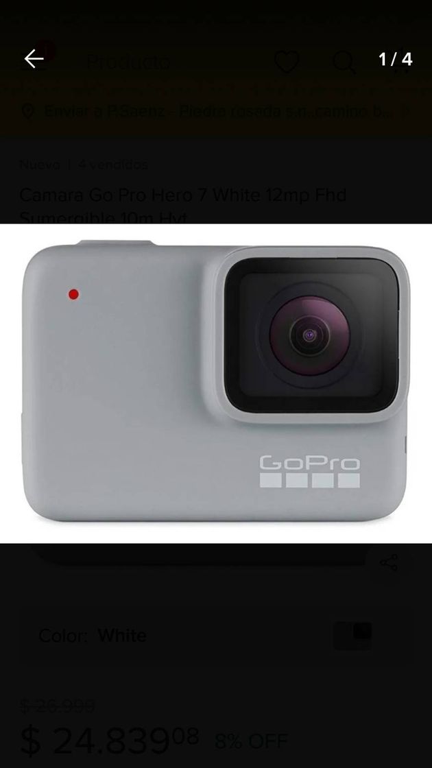 Fashion Go pro sumergible