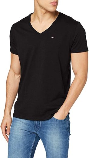 Tommy Hilfiger Original Jersey Camiseta, Negro