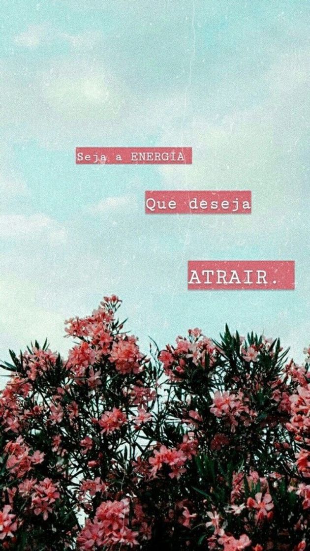 Social seja a energia que deseja atrair ☀️