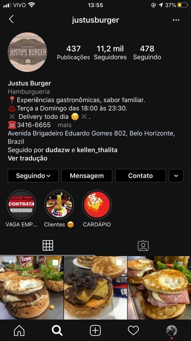 Restaurantes Justus Burger