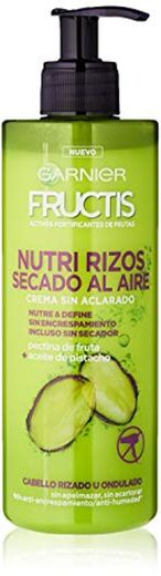 Garnier Fructis Nutri Rizos Secado al Aire Crema Sin Aclarado para Pelo