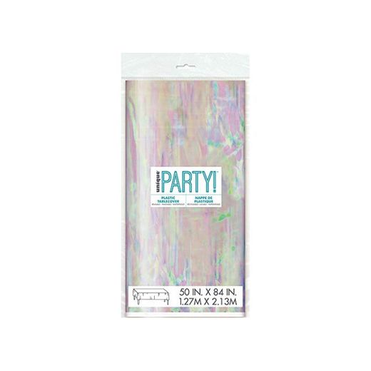 Unique Party - Mantel de Plástico - 2,13 m x 1,37 m