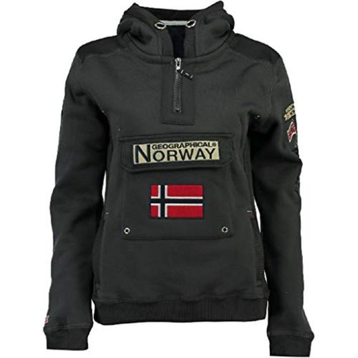 Geographical Norway Sudadera Mujer GYMCLASS B Gris Oscuro M