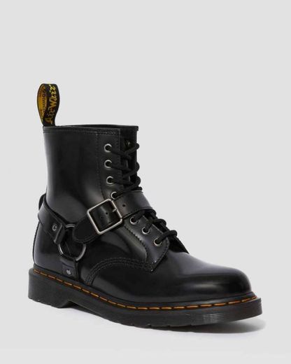 1460 HARNESS LEATHER LACE UP BOOTS 
