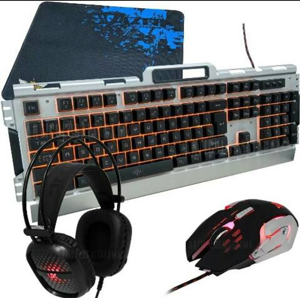 Productos Combo Gamer Teclado Con Luces