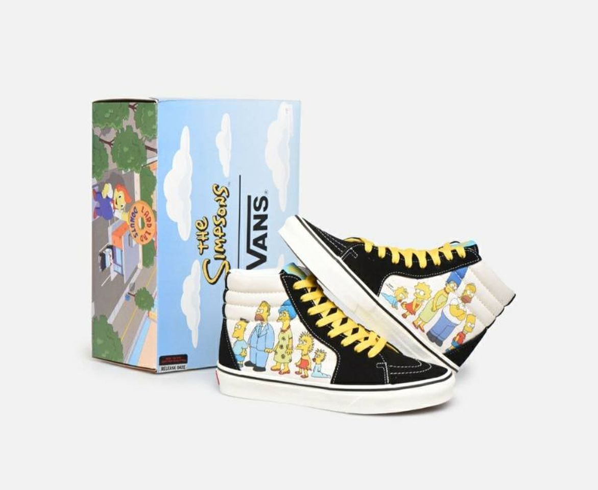 Moda Vans SK8-Hi X The Simpsons W (Zwart) - Sneakers chez Sarenza ...